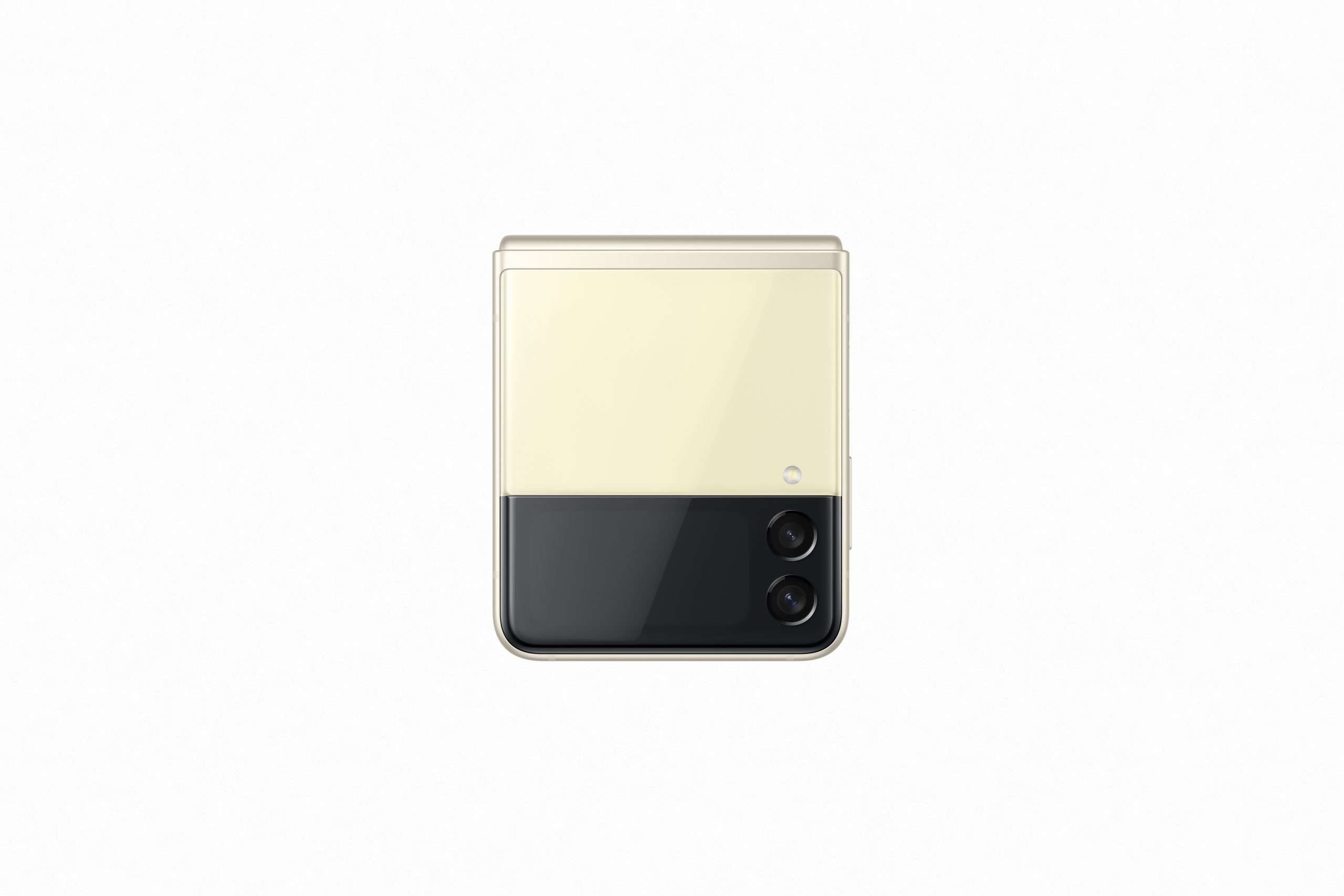 02_galaxyzflip3_5g_cream_folded_front