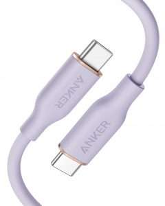 ANKER POWERLINE III FLOW USB-C TO USB-C CABLE PURPLE