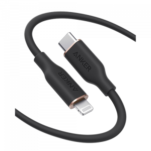 ANKER POWERLINE III FLOW USB-C WITH LIGHTNING CONNECTOR 3FTBLACK
