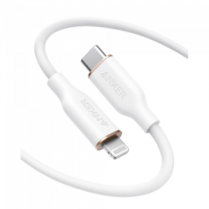 ANKER POWERLINE III FLOW USB-C WITH LIGHTNING CONNECTOR 6FTWHITE