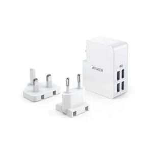 ANKER A2042L21POWERPORT 4 LITE EU/ES/FR/ES+ UK WHITE IN OFFLINEWHITE